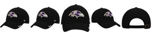 '47 Brand Women's Black Baltimore Ravens Miata Clean Up Primary Adjustable Hat